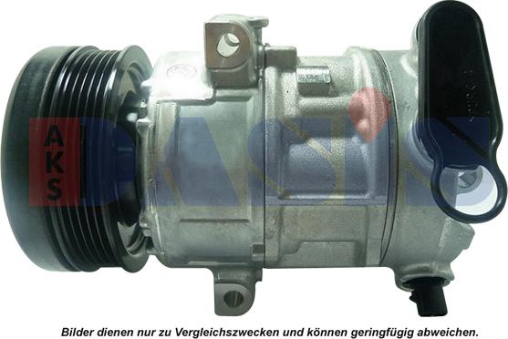 AKS Dasis 851554N - Compressor, air conditioning autospares.lv