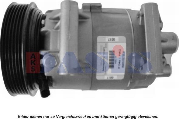 AKS Dasis 851558N - Compressor, air conditioning autospares.lv