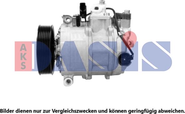 AKS Dasis 851553N - Compressor, air conditioning autospares.lv