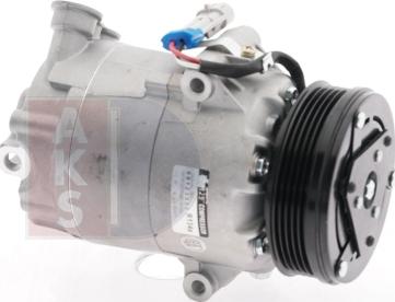 AKS Dasis 851536N - Compressor, air conditioning autospares.lv