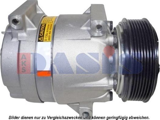 AKS Dasis 851573N - Compressor, air conditioning autospares.lv