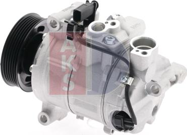 AKS Dasis 851658N - Compressor, air conditioning autospares.lv