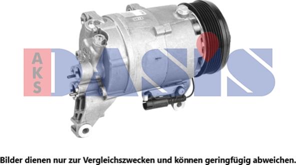 AKS Dasis 851048N - Compressor, air conditioning autospares.lv