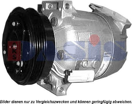 AKS Dasis 851052N - Compressor, air conditioning autospares.lv