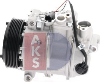 AKS Dasis 851081N - Compressor, air conditioning autospares.lv