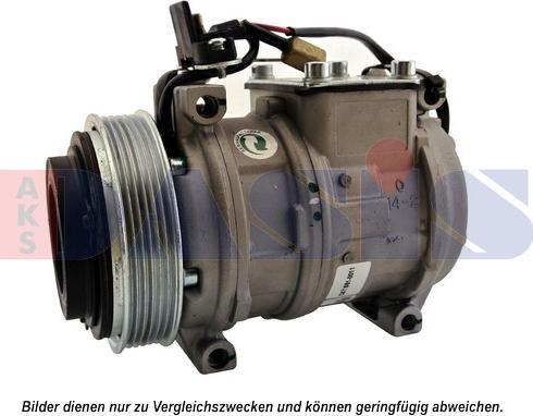 AKS Dasis 851033N - Compressor, air conditioning autospares.lv