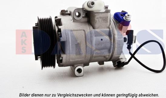 AKS Dasis 851070N - Compressor, air conditioning autospares.lv