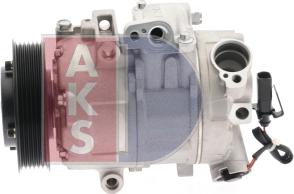 AKS Dasis 851070N - Compressor, air conditioning autospares.lv