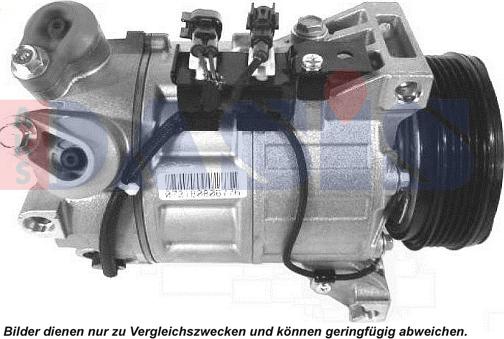 AKS Dasis 851894N - Compressor, air conditioning autospares.lv