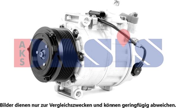 AKS Dasis 851853N - Compressor, air conditioning autospares.lv