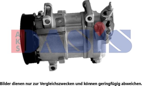 AKS Dasis 851865N - Compressor, air conditioning autospares.lv