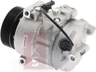 AKS Dasis 851806N - Compressor, air conditioning autospares.lv