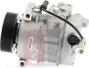 AKS Dasis 851806N - Compressor, air conditioning autospares.lv