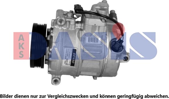 AKS Dasis 851807N - Compressor, air conditioning autospares.lv