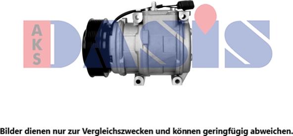 AKS Dasis 851362N - Compressor, air conditioning autospares.lv