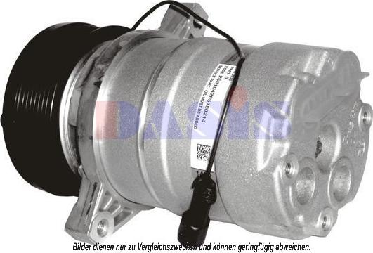 AKS Dasis 851784N - Compressor, air conditioning autospares.lv