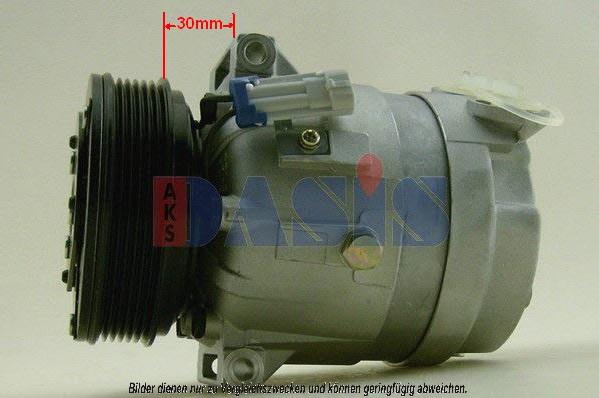 AKS Dasis 851730N - Compressor, air conditioning autospares.lv