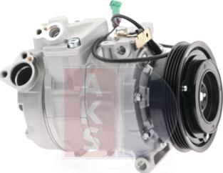 AKS Dasis 858060N - Compressor, air conditioning autospares.lv