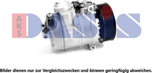 AKS Dasis 853099N - Compressor, air conditioning autospares.lv