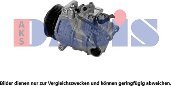 AKS Dasis 853098N - Compressor, air conditioning autospares.lv