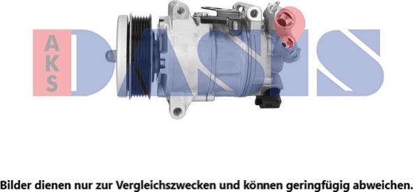 AKS Dasis 853055N - Compressor, air conditioning autospares.lv