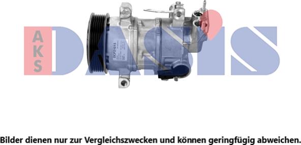 AKS Dasis 853057N - Compressor, air conditioning autospares.lv