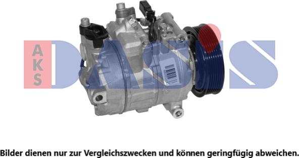 AKS Dasis 853005N - Compressor, air conditioning autospares.lv