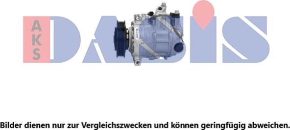 AKS Dasis 853002N - Compressor, air conditioning autospares.lv