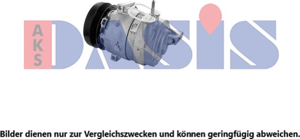 AKS Dasis 853015N - Compressor, air conditioning autospares.lv
