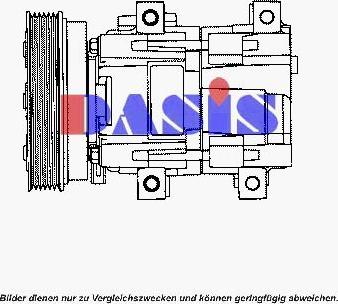 AKS Dasis 853070N - Compressor, air conditioning autospares.lv