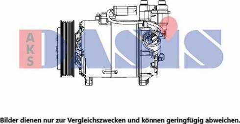 AKS Dasis 853103N - Compressor, air conditioning autospares.lv