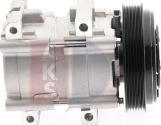 AKS Dasis 853180N - Compressor, air conditioning autospares.lv