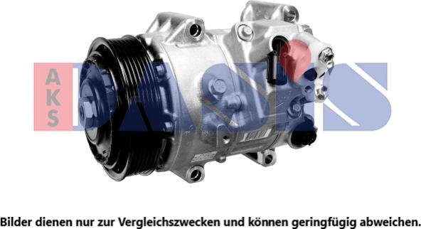 AKS Dasis 853121N - Compressor, air conditioning autospares.lv