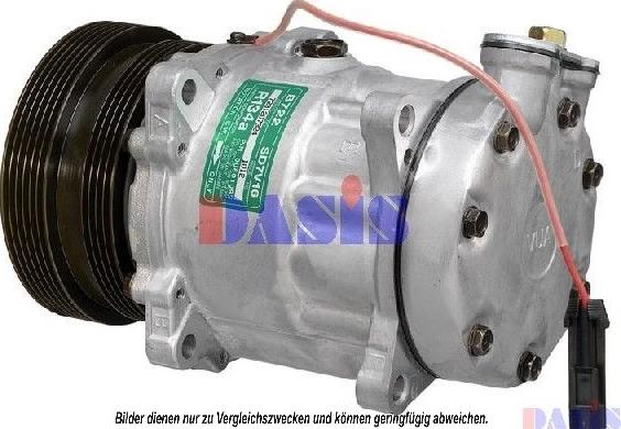 AKS Dasis 853750N - Compressor, air conditioning autospares.lv