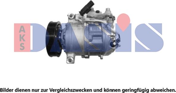 AKS Dasis 852943N - Compressor, air conditioning autospares.lv