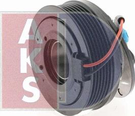 AKS Dasis 852966N - Magnetic Clutch, air conditioner compressor autospares.lv