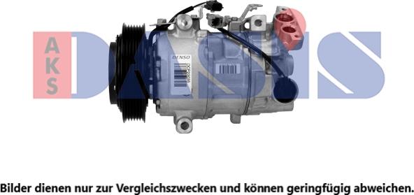 AKS Dasis 852903N - Compressor, air conditioning autospares.lv