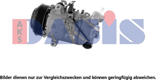 AKS Dasis 852902N - Compressor, air conditioning autospares.lv