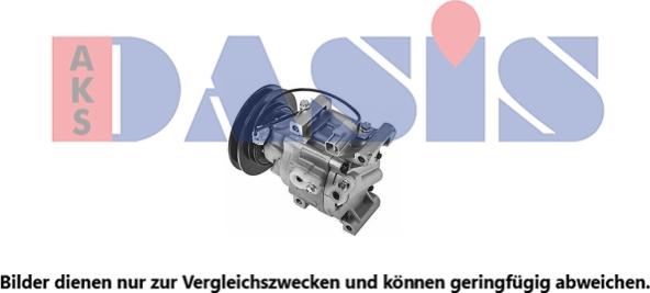 AKS Dasis 852919N - Compressor, air conditioning autospares.lv