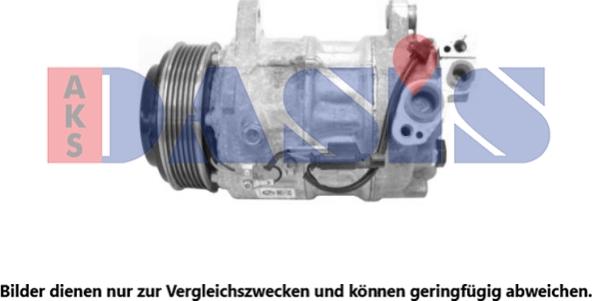 AKS Dasis 852939N - Compressor, air conditioning autospares.lv