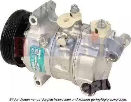 AKS Dasis 852449N - Compressor, air conditioning autospares.lv