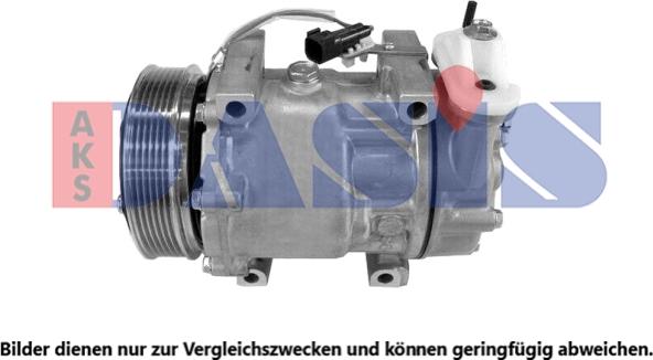 AKS Dasis 852455N - Compressor, air conditioning autospares.lv