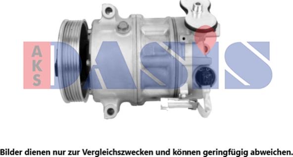 AKS Dasis 852461N - Compressor, air conditioning autospares.lv