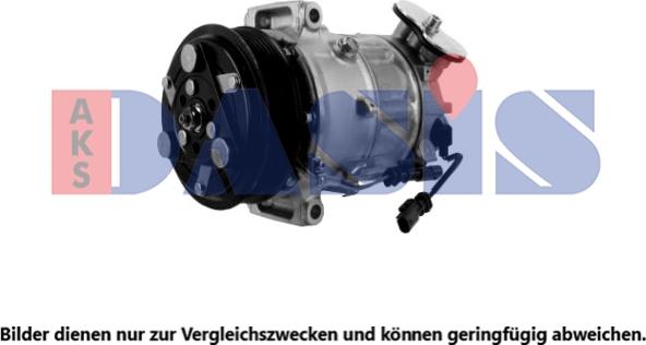 AKS Dasis 852463N - Compressor, air conditioning autospares.lv