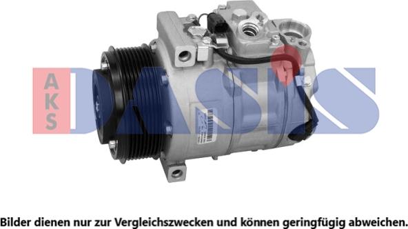 AKS Dasis 852599N - Compressor, air conditioning autospares.lv