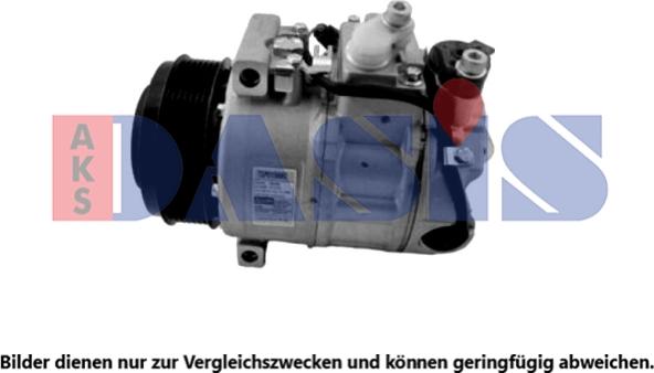 AKS Dasis 852598N - Compressor, air conditioning autospares.lv
