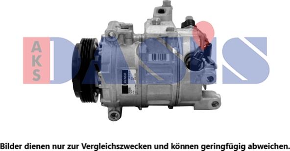 AKS Dasis 852548N - Compressor, air conditioning autospares.lv