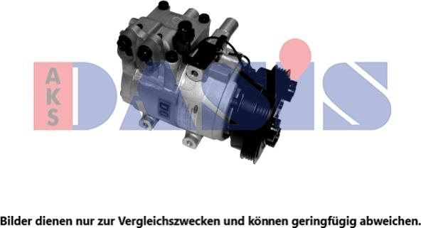 AKS Dasis 852563N - Compressor, air conditioning autospares.lv