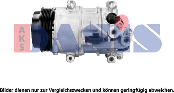 AKS Dasis 852589N - Compressor, air conditioning autospares.lv