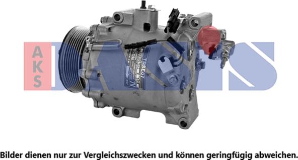 AKS Dasis 852695N - Compressor, air conditioning autospares.lv